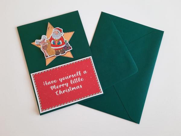 Weihnachtskarte "Merry Little Christmas"